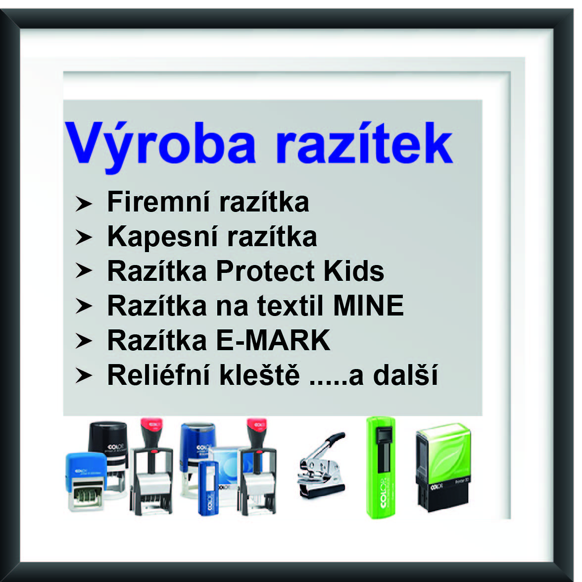 Stránka úvod 10x10 razitka
